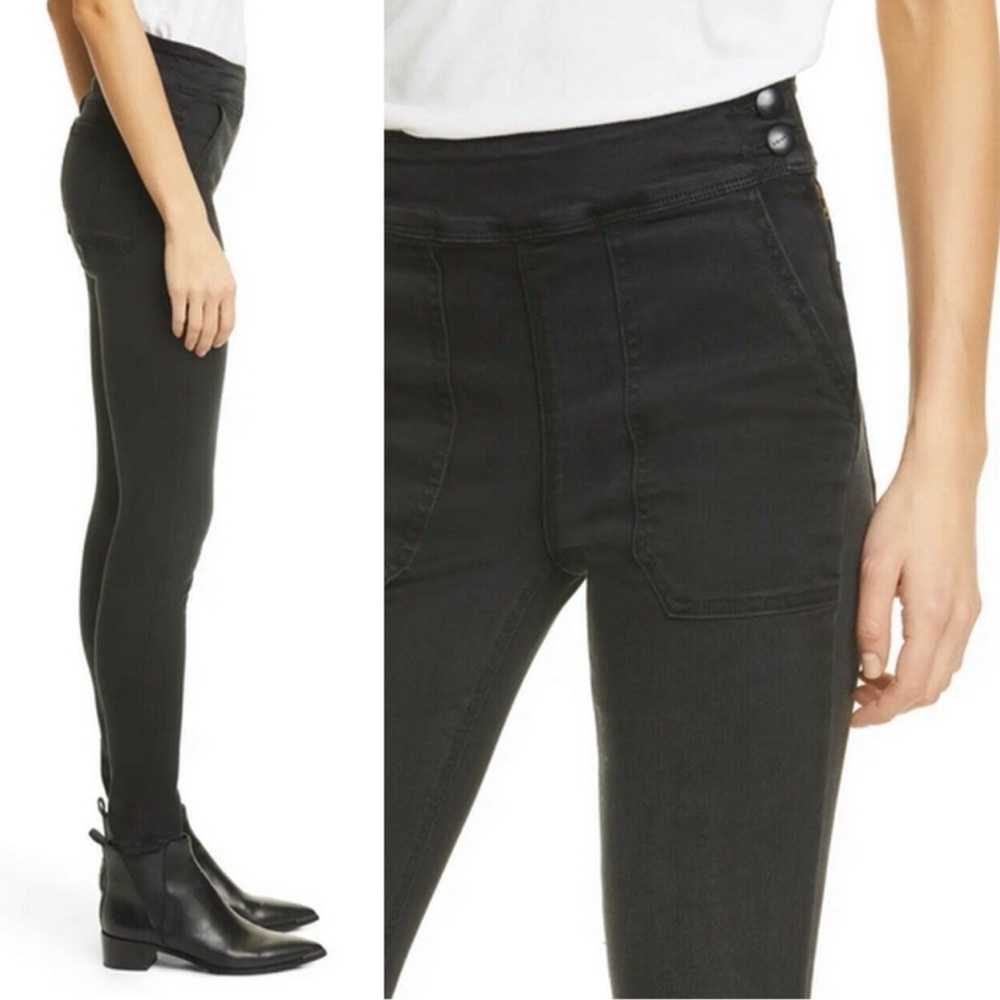 Frame Le Francoise High Rise Side Button Skinny Jean